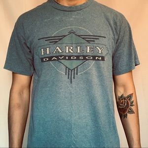 Vintage Harley Davidson Lone Star Tyler Texas Tee